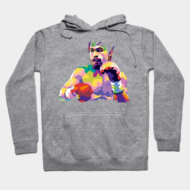 Manny Pacquiao Popart Uncurve Hoodie by REKENINGDIBANDETBRO